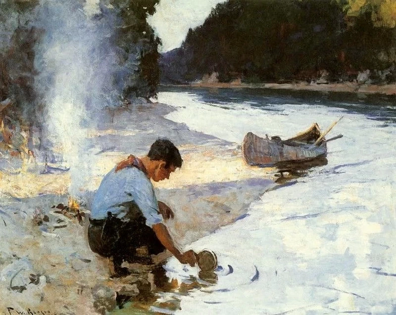 Campeggio, 1921